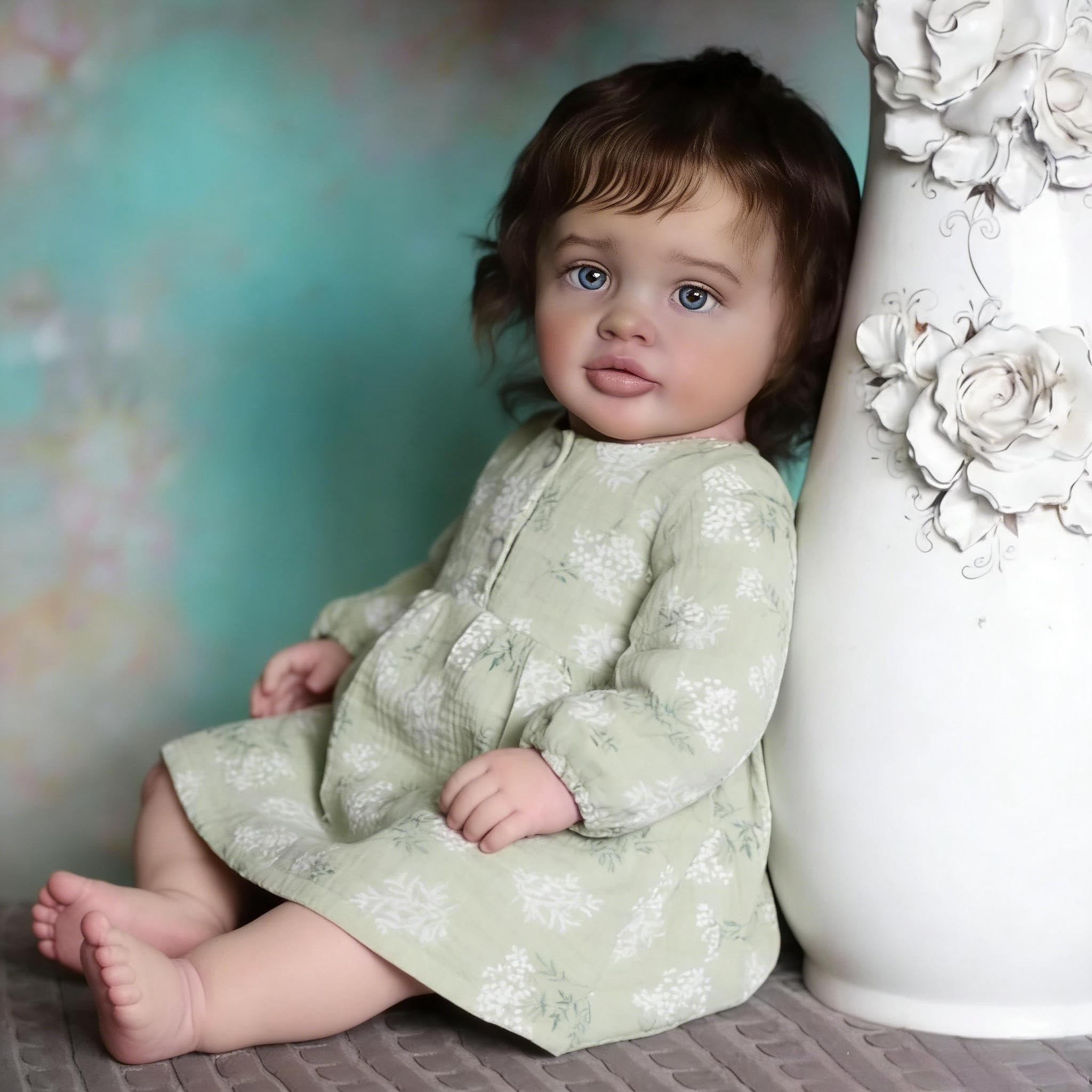 RXDOLL Pippa Reborn Babypuppe in großer Größe, 66 cm, lebensechte Reborn-Kleinkind-Mädchen, die echte Babys aussehen, weicher Vinyl-Stoffkörper, realistische Kleinkind-Babypuppe, Weihnachtsgeschenke
