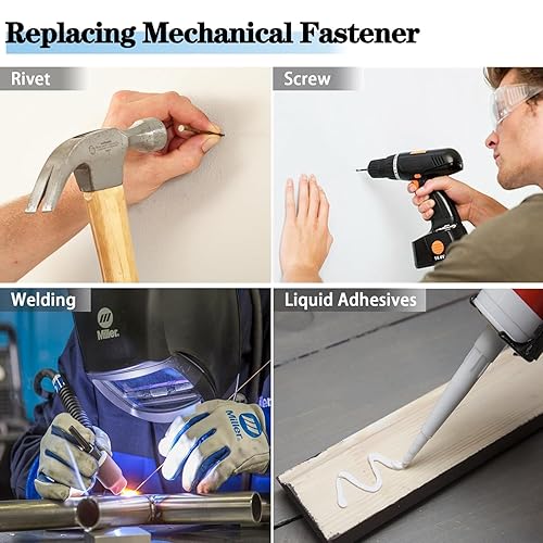 Miniatura 7 de Cinta de doble cara resistente, tiras para colgar cuadros de 34 pulgadas x 10 pies para carteles, cinta de espuma extraíble, impermeable, sin daños