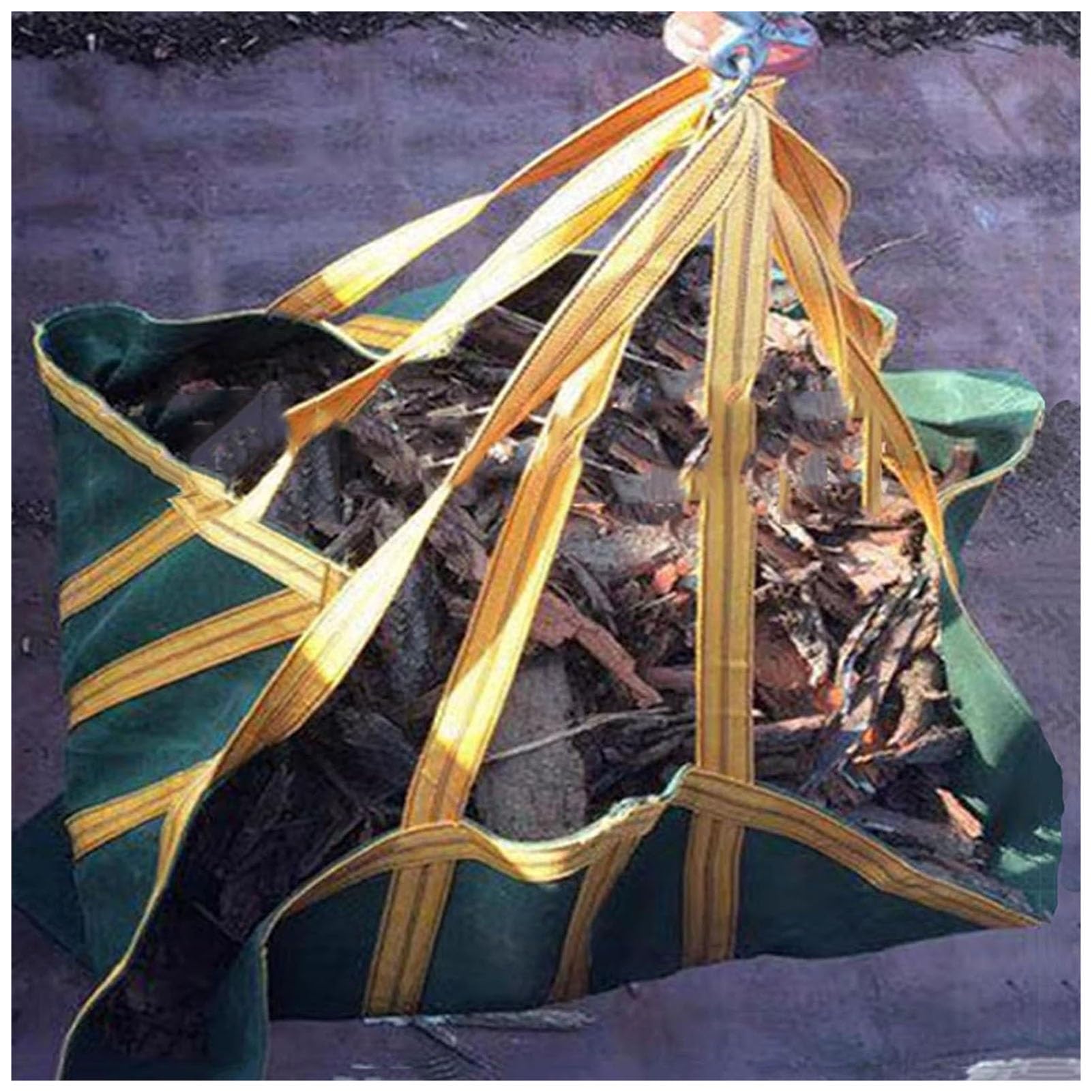 Organizador Maletero Coche - Red De Carga De Palés, Red De Almohadilla De Elevación De Carga con Asas Reforzadas, para Construcción Aparejo Movimiento Remolque Elevación(100X100CM)