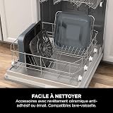 Ninja Combi 12-en-1 Multi-Cuiseur, Four & Friteuse sans huile, 12 Fonctions de Cuisson, Repas de Taille Familiale en 15 Minutes*, avec Plateau de Cuisson,Poêle et Guide de Recettes, Gris, SFP700EU. - 9