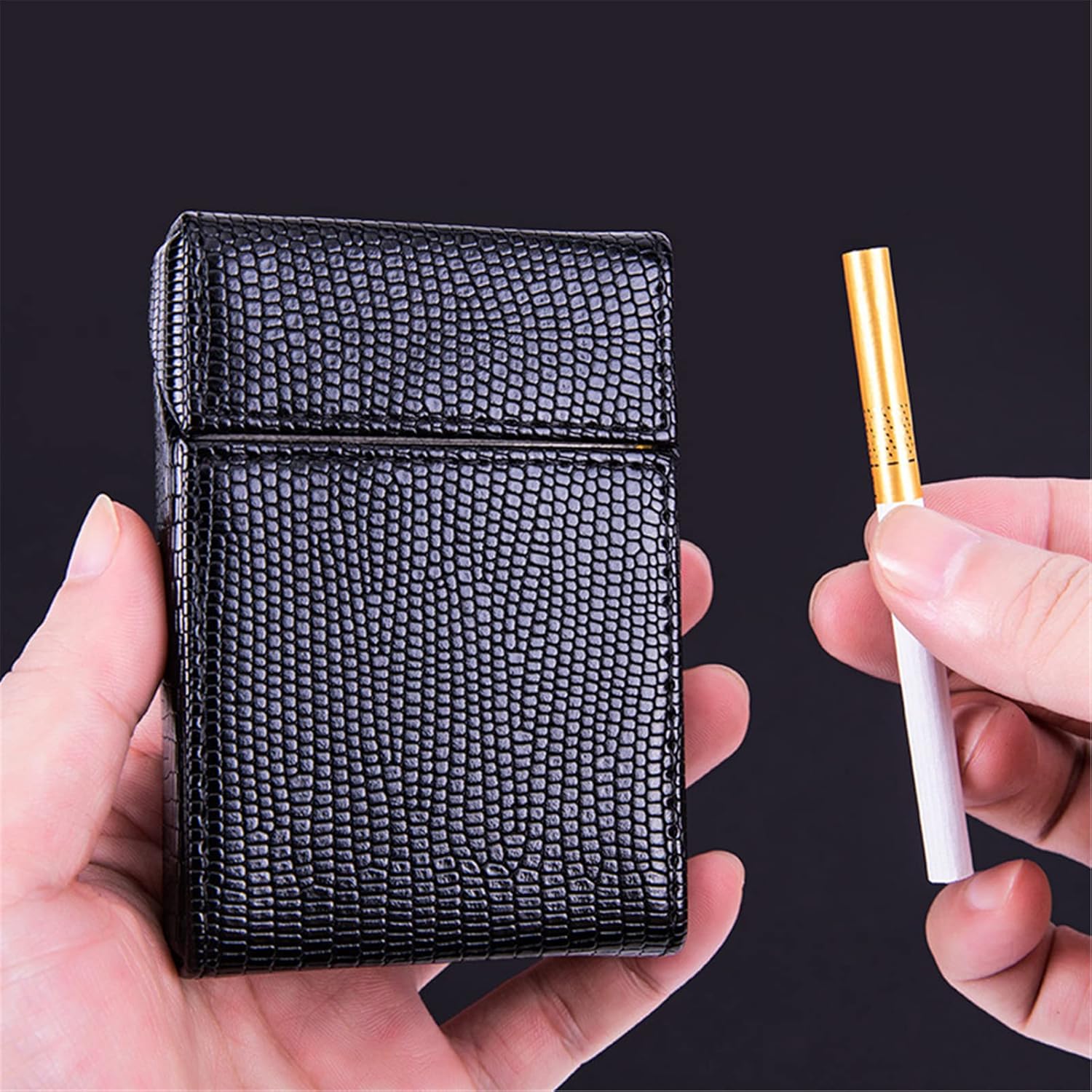 Leather Cigarette Case, Slim, Modern Cigarette Case, Tobacco Storage
