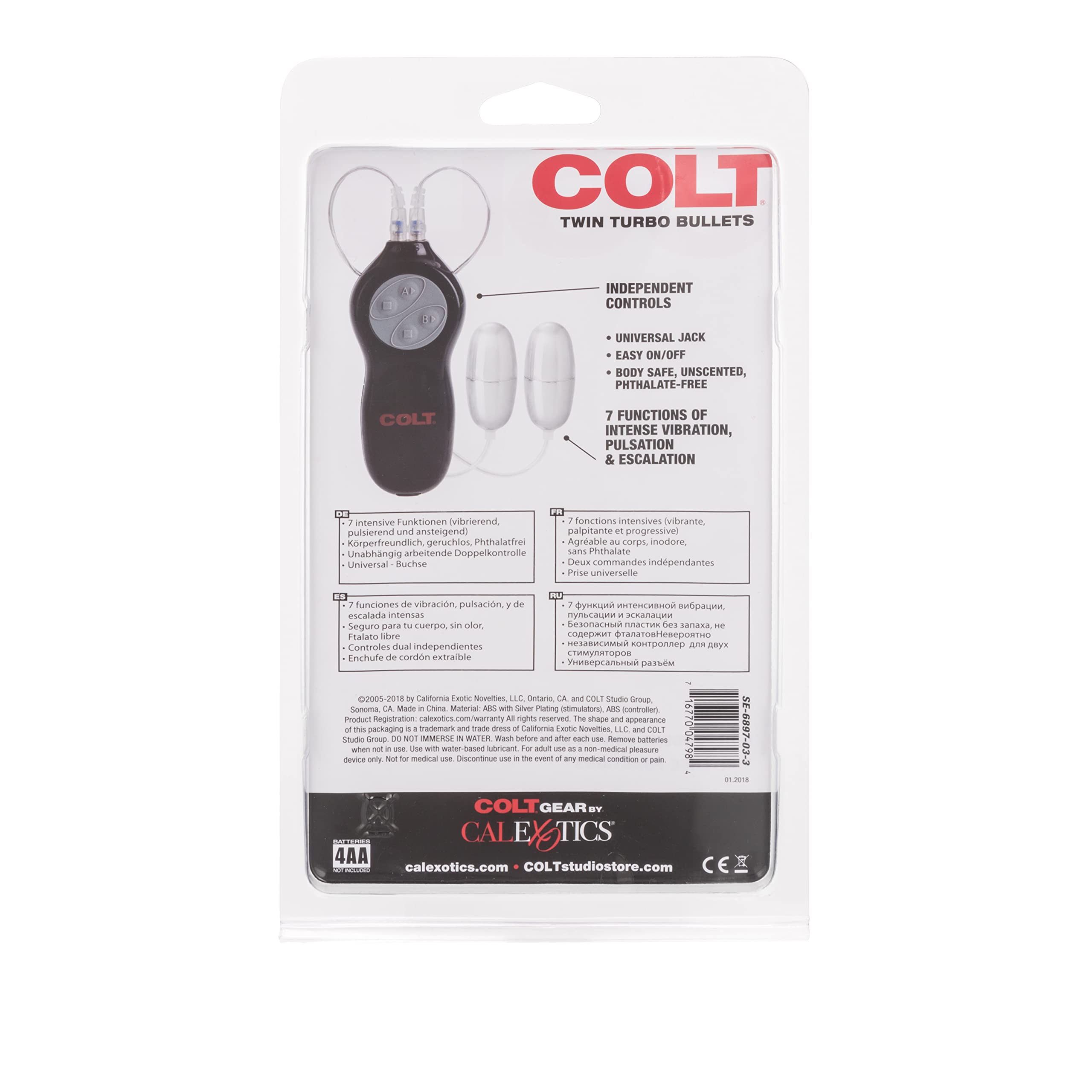 CalExotics Colt bolas turbo con 7 funciones