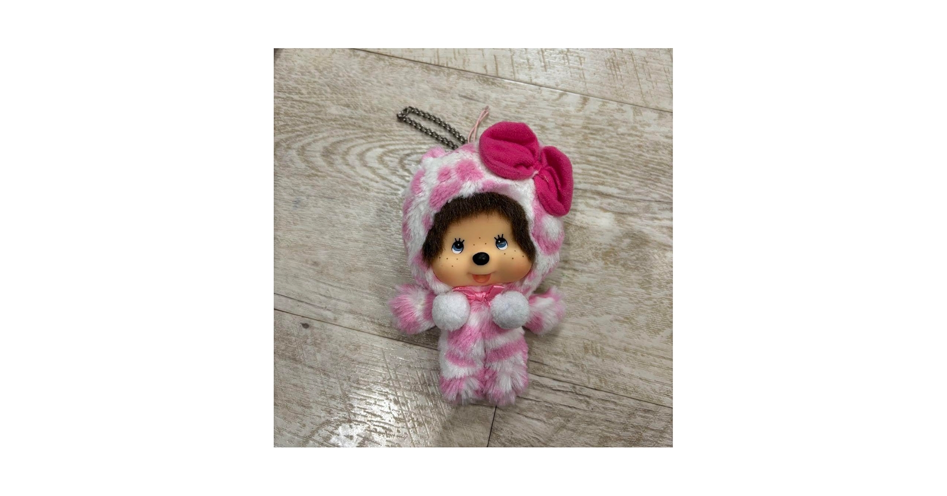セキグチ モンチッチ ピンク　着ぐるみ　ヒョウ柄 ぬいぐるみ　キーホルダー Amazon.co.jp: セキグチ モンチッチ ピンク 着ぐるみ ヒョウ柄