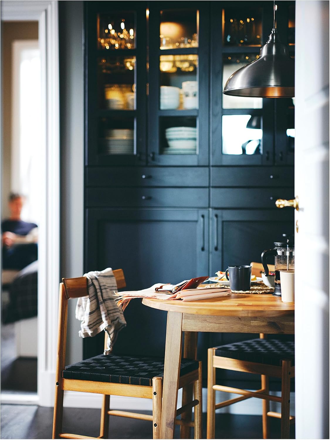 NACKANÄS Table, acacia, 80 cm