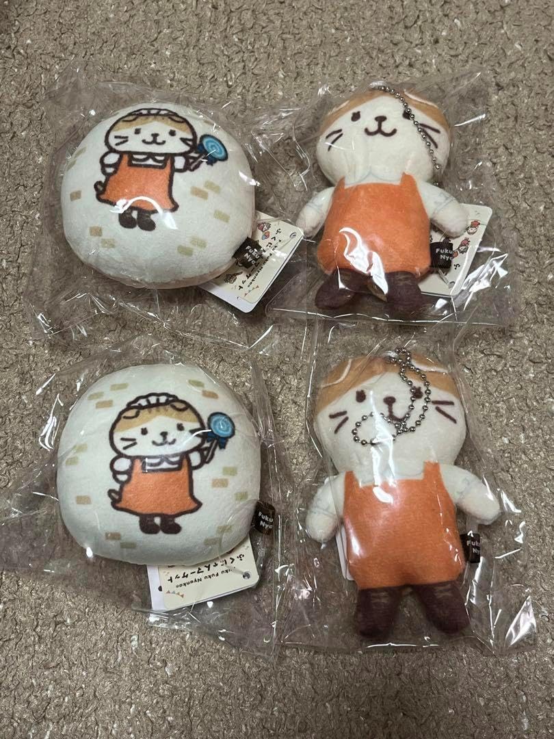 Fuku Fuku Nyanko マスコットチャーム スコア 4個 TRUGIKHT
