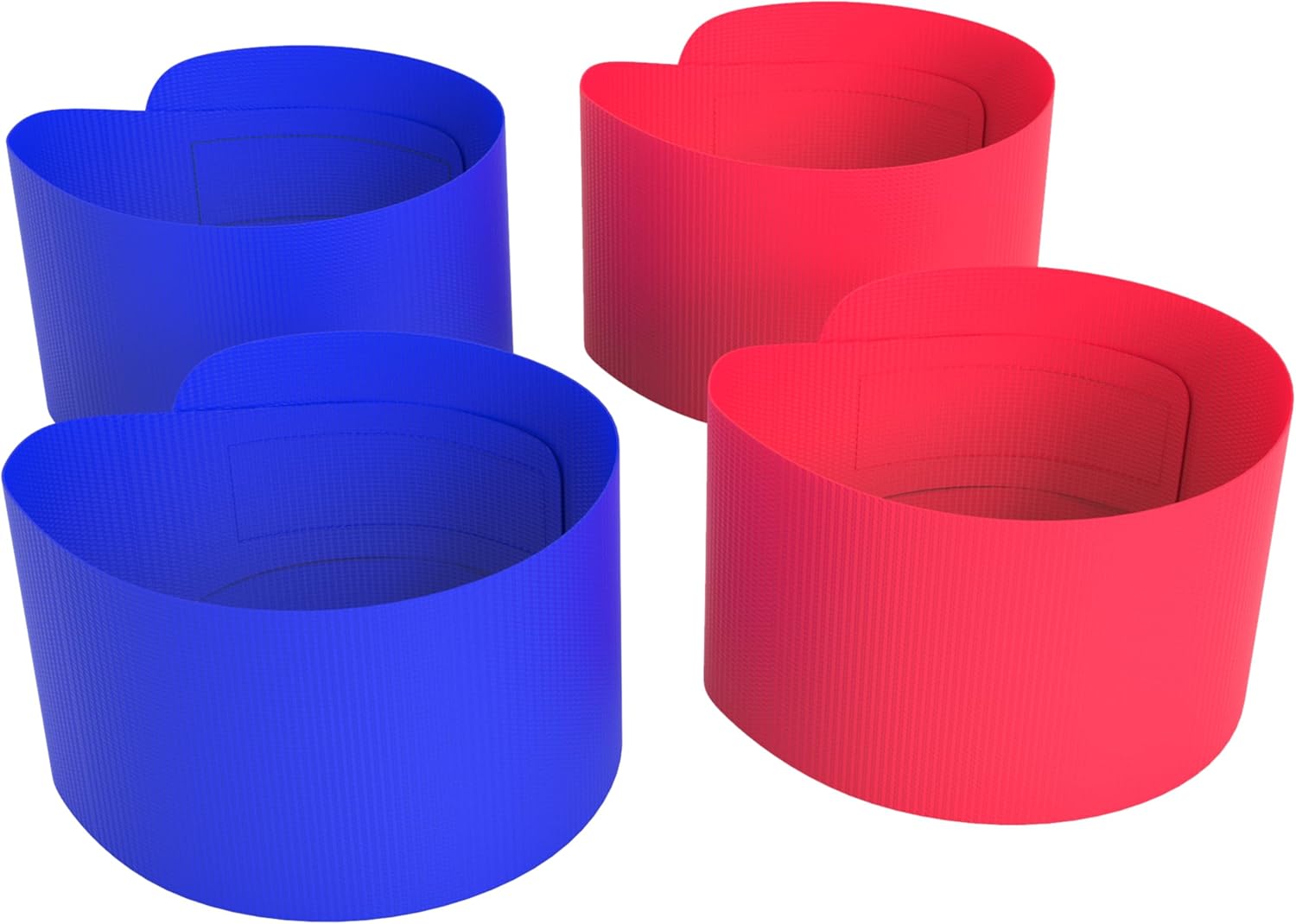Great Call Athletics Super Strap Freestyle Red/Blue Wrestling Ankle Bands 2 Red 2 Blue Set Premium Tournament Dual Meet