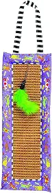 Bamboo Arranhador Sisal Scratchy Mat Doorknob Hanger Fatcat