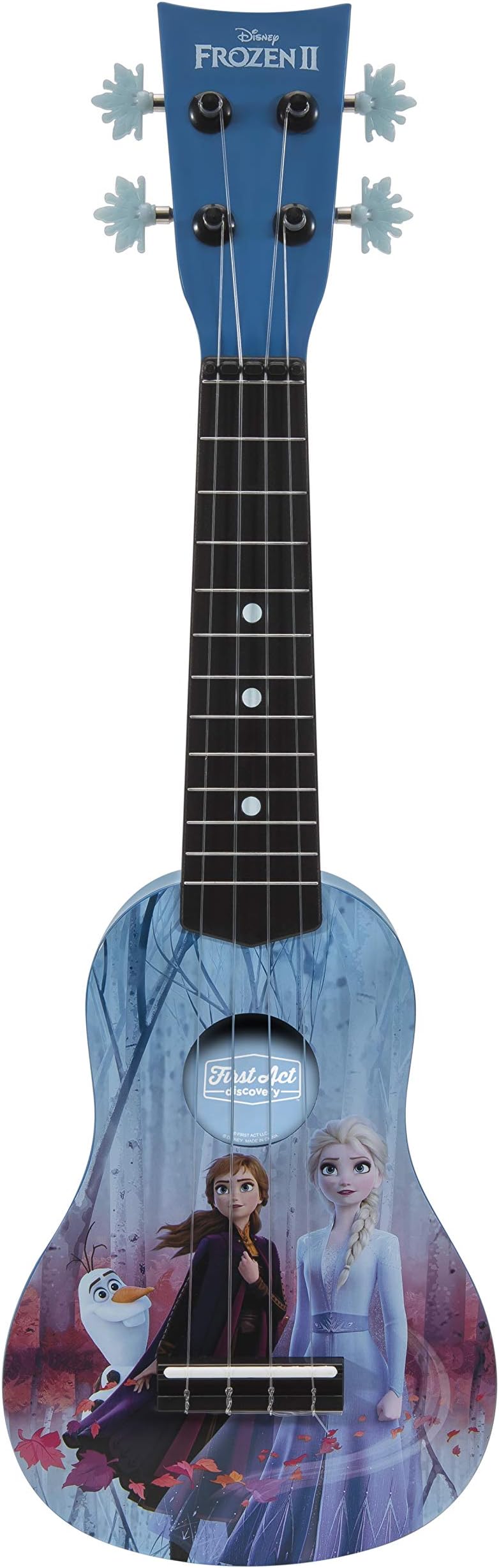 First Act Discovery Frozen 2 Ukulele (Small Kids Guitar with Four Strings)