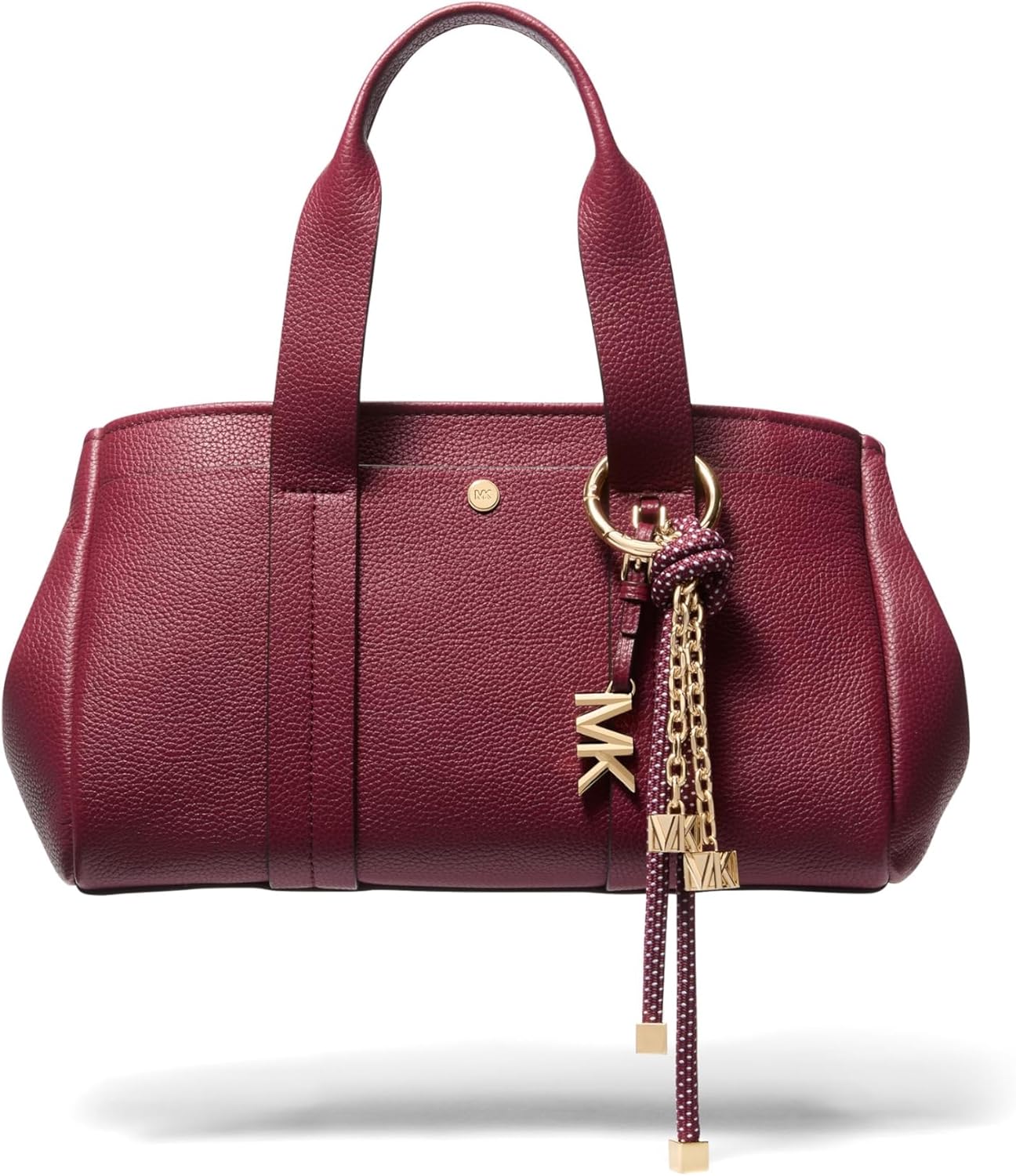 Michael Kors Charms Novelty Speckled Cord Bag Charm, Gold-Tone Hardware/Mulberry - Image 4