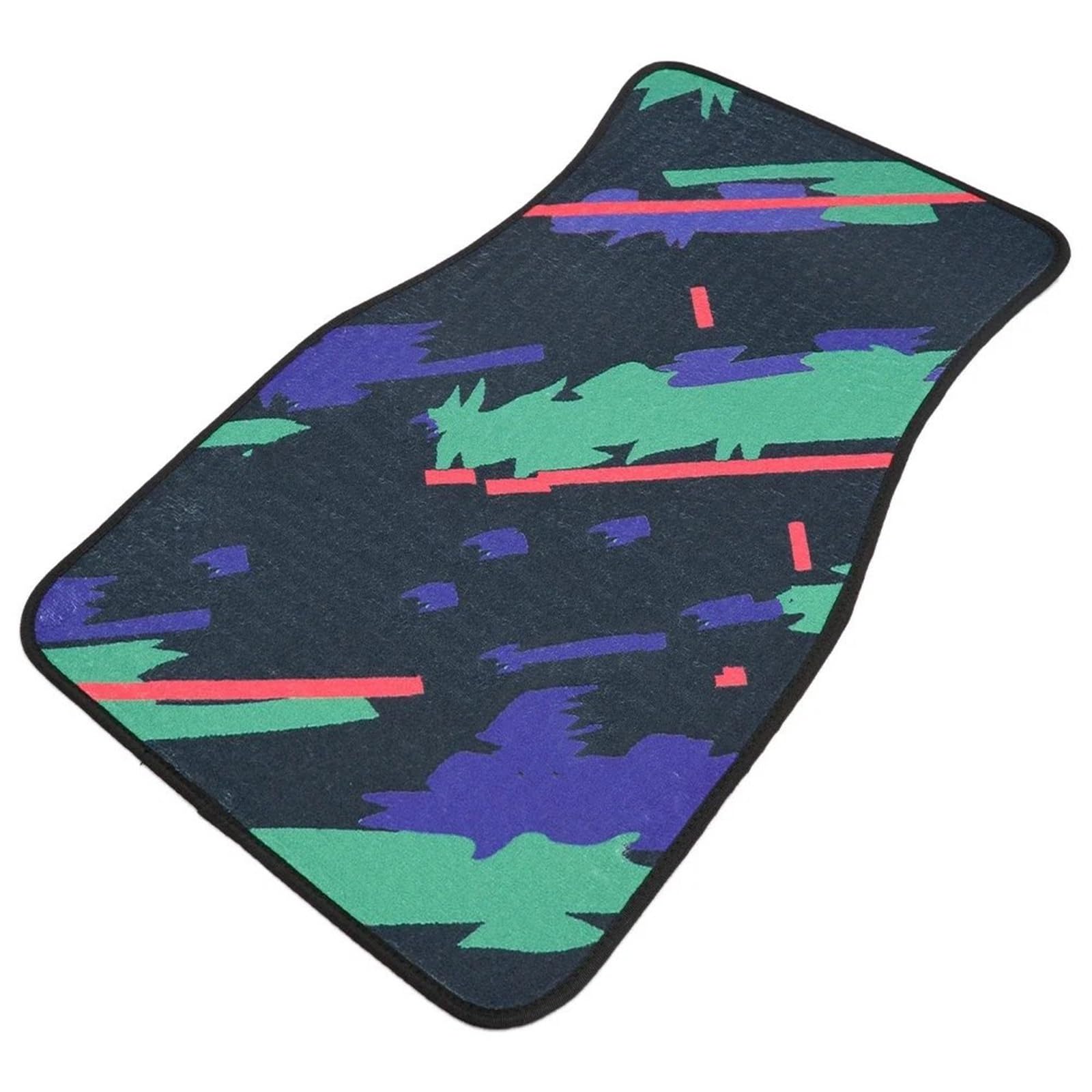 dedykowanych dywaników gumowych 4 sztuki/zestaw Konfetti Tkanina Mata Pluszowy Dywan Dywan Antypoślizgowe Dywaniki Podłogowe JDM Dywaniki Samochodowe Podkładka Ochronna(Fabric-Confetti 1)