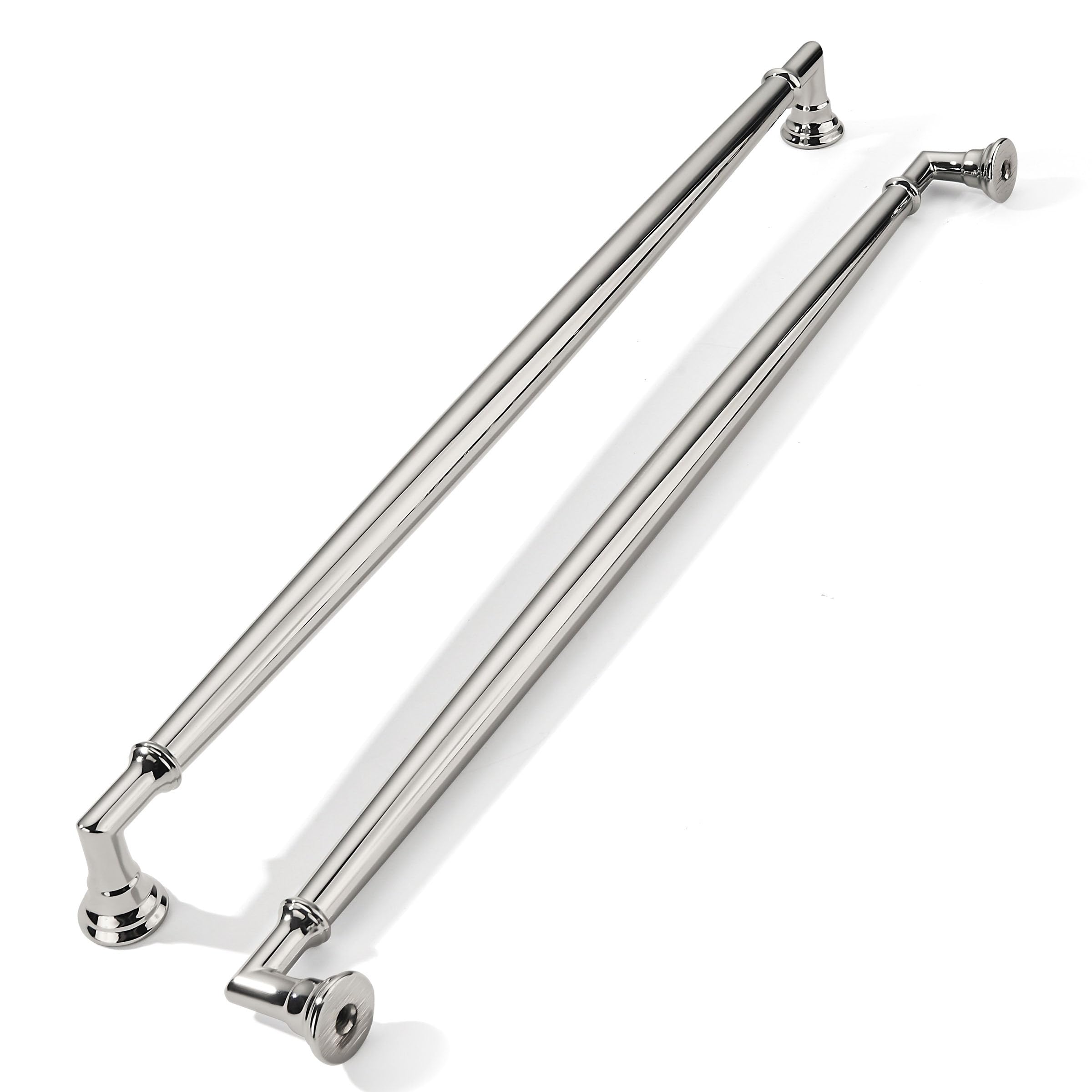 khtumeware 1 Pack Appliance Pull 12 Inch(305mm) Polished Nickel Cabinet Pulls Heavy Duty Solid Cabinet Handles Kitchen Cabinet Hardware for Cupboard Drawer Handles — image 1