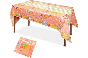 Happy Easter Plastic Tablecloth for Parties