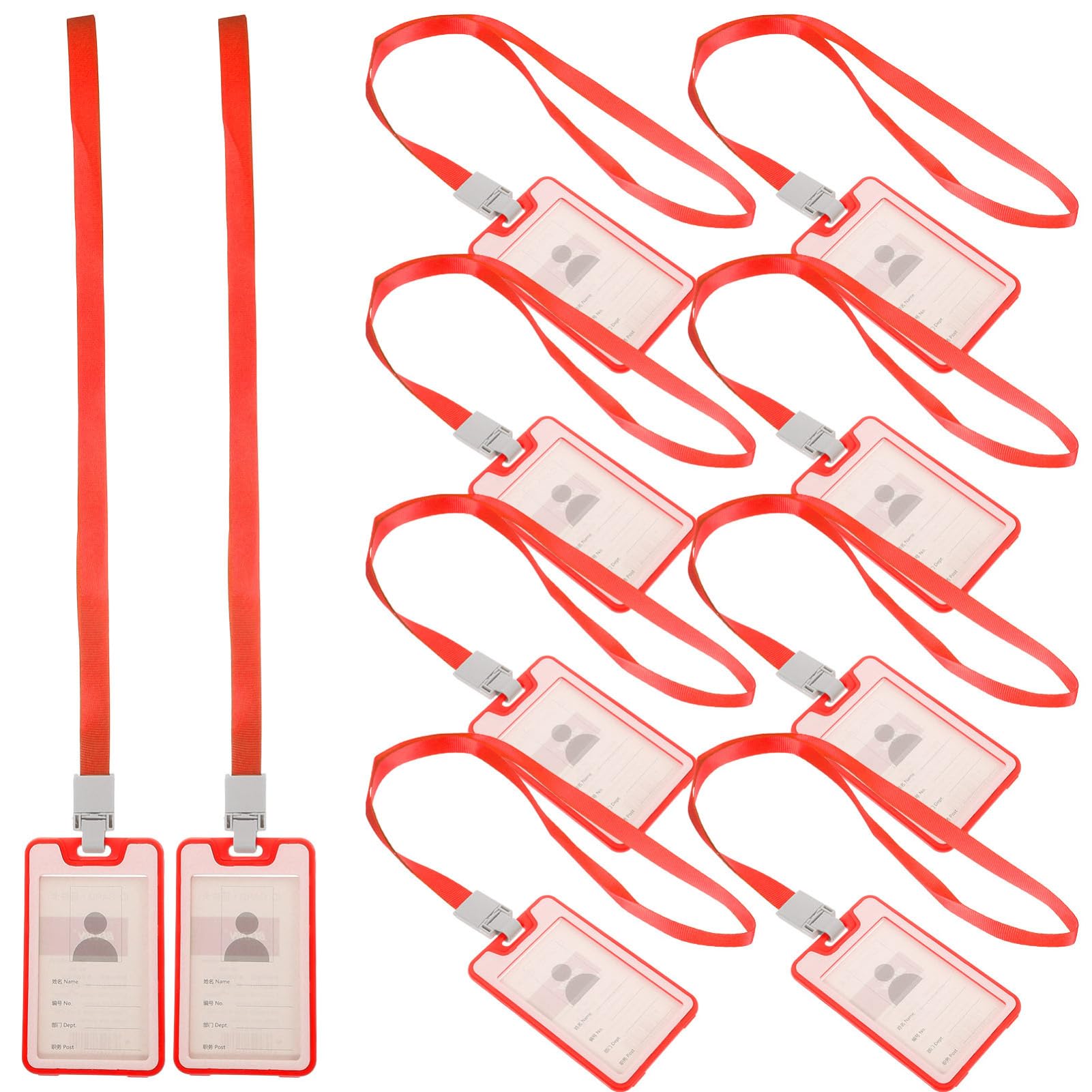 SEWACC 40 Unidades De Cordón Para Tarjetero De Identificación Funda Transparente Para Tarjetas Fundas Transparentes Para Tarjetas a Protectora Para as Para