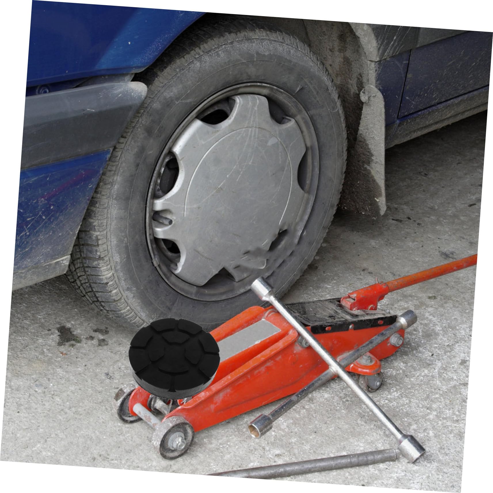 Mobestech 8stücke Teiliges Wagenheber-pad Rutschfeste Jack Mat Für Stabiler Adapter Für Hebebühnen Verbessert Und Effizienz Bei Hebevorgängen Leicht Zu Reinigen