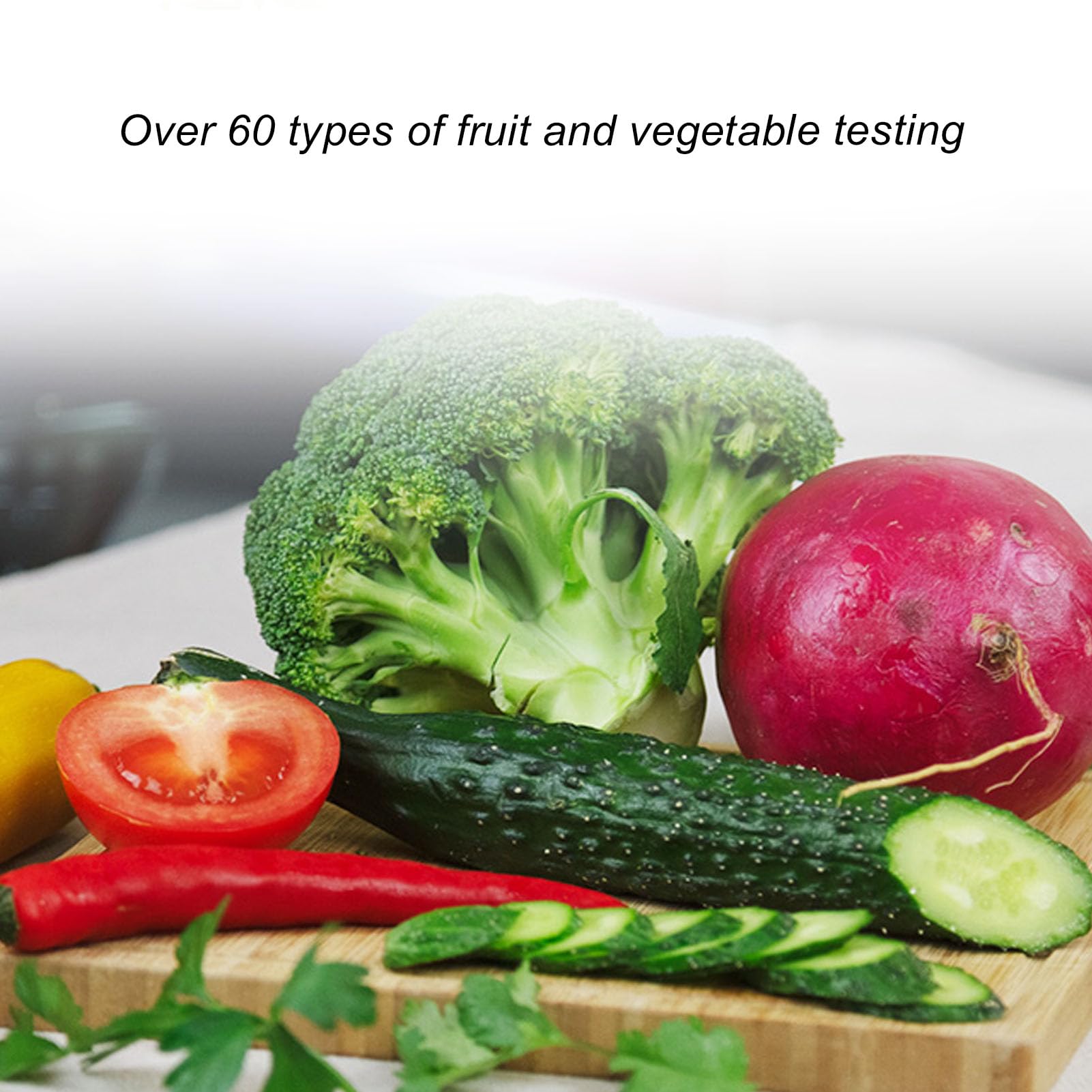 LICAEVEY Tester Nitrati, Misuratore TDS con Rilevatore Nitrati Alimentari 2 in 1 per Frutta Verdura, Carne, Misuratore TDS Acqua Portatile per Acquari Potabili, Risultati 3s Veloci e Accurati,