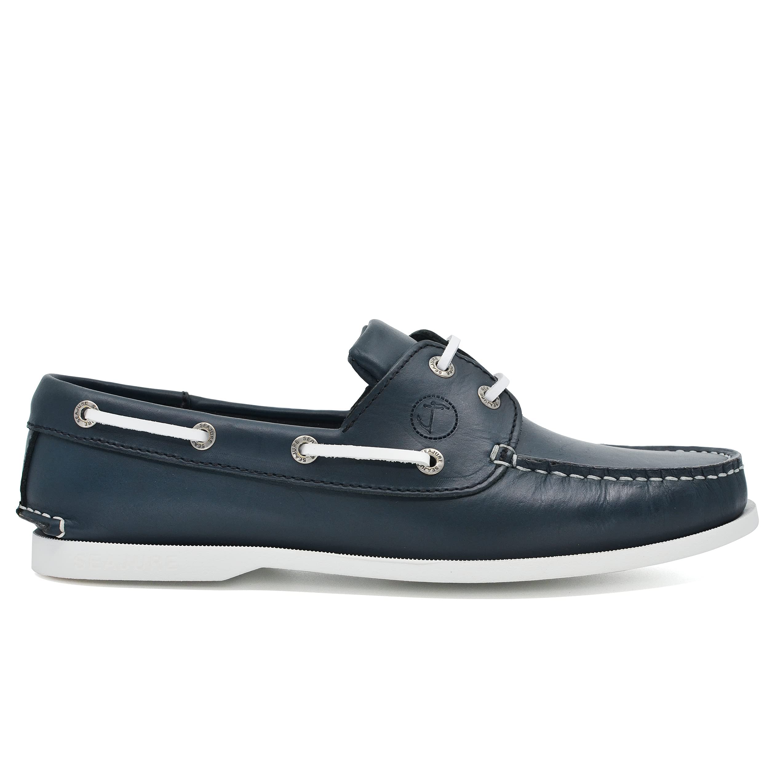 Chaussures Bateau pour Femme Watamu Cuir Bleu Marine