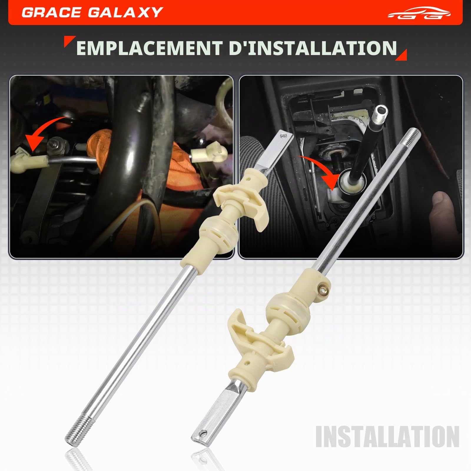 Kit Réparation Levier Boîte Vitesse pour Golf MK2 Jetta MK2 Toledo MK1 | Kit Réparation Tringlerie Changement de Vitesse,191711574 191798116A 191711190B
