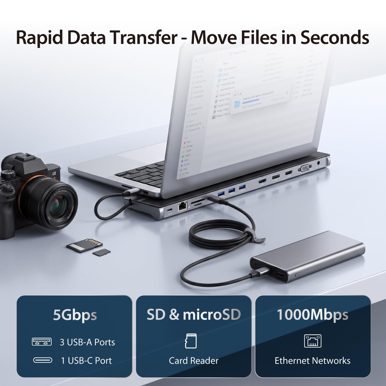 j5create USB C Docking Station- Supports up to 3 Display Simultaneously — Amazon image 5