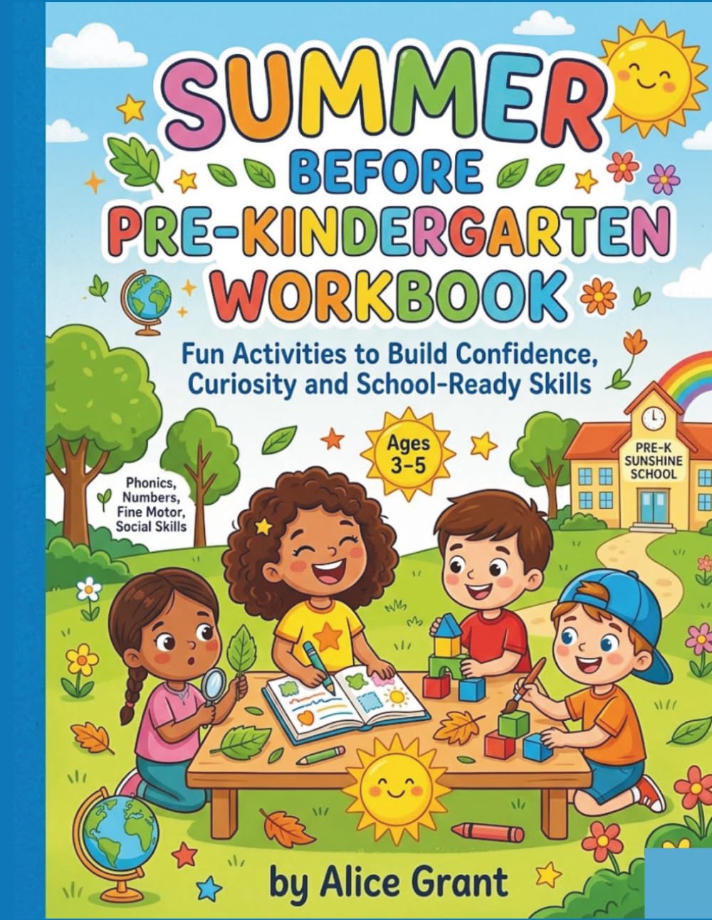 Summer before Pre-Kindergarten Workbook: Fun Activities to Build Confidence, Curiosity and School-Ready Skills