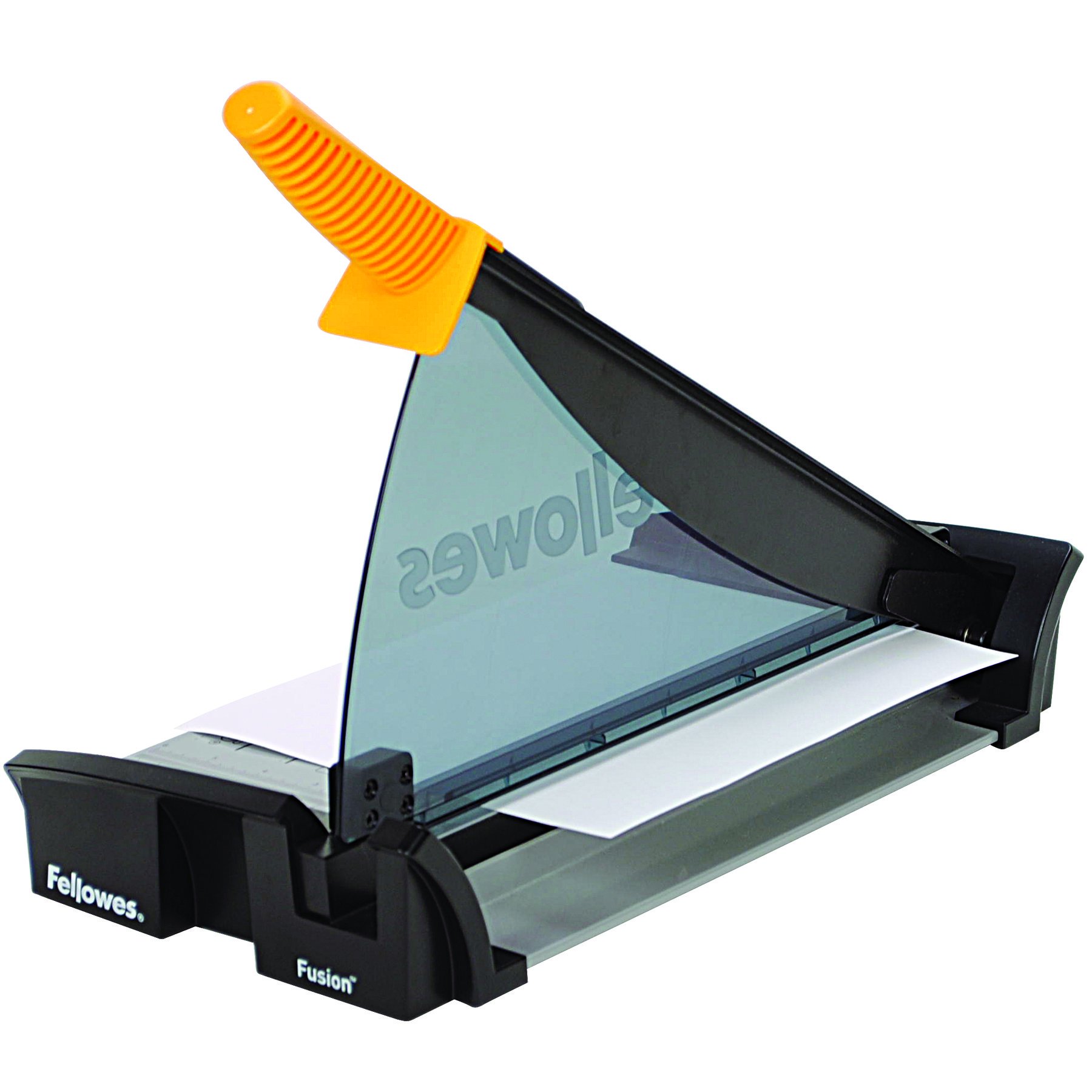 Fellowes Fusion A4 Guillotina de Papel, Corte 10 Hojas, Negro/Gris