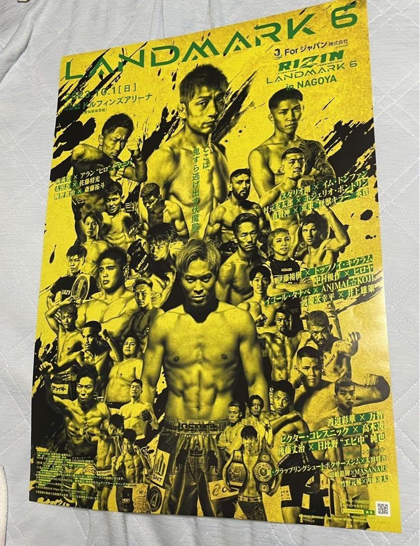 RIZIN LANDMARK01 サイン入りポスター 額縁付き B2サイズ RIZIN LANDMARK01 サイン入りポスター 額縁付き B2サイズ RIZIN