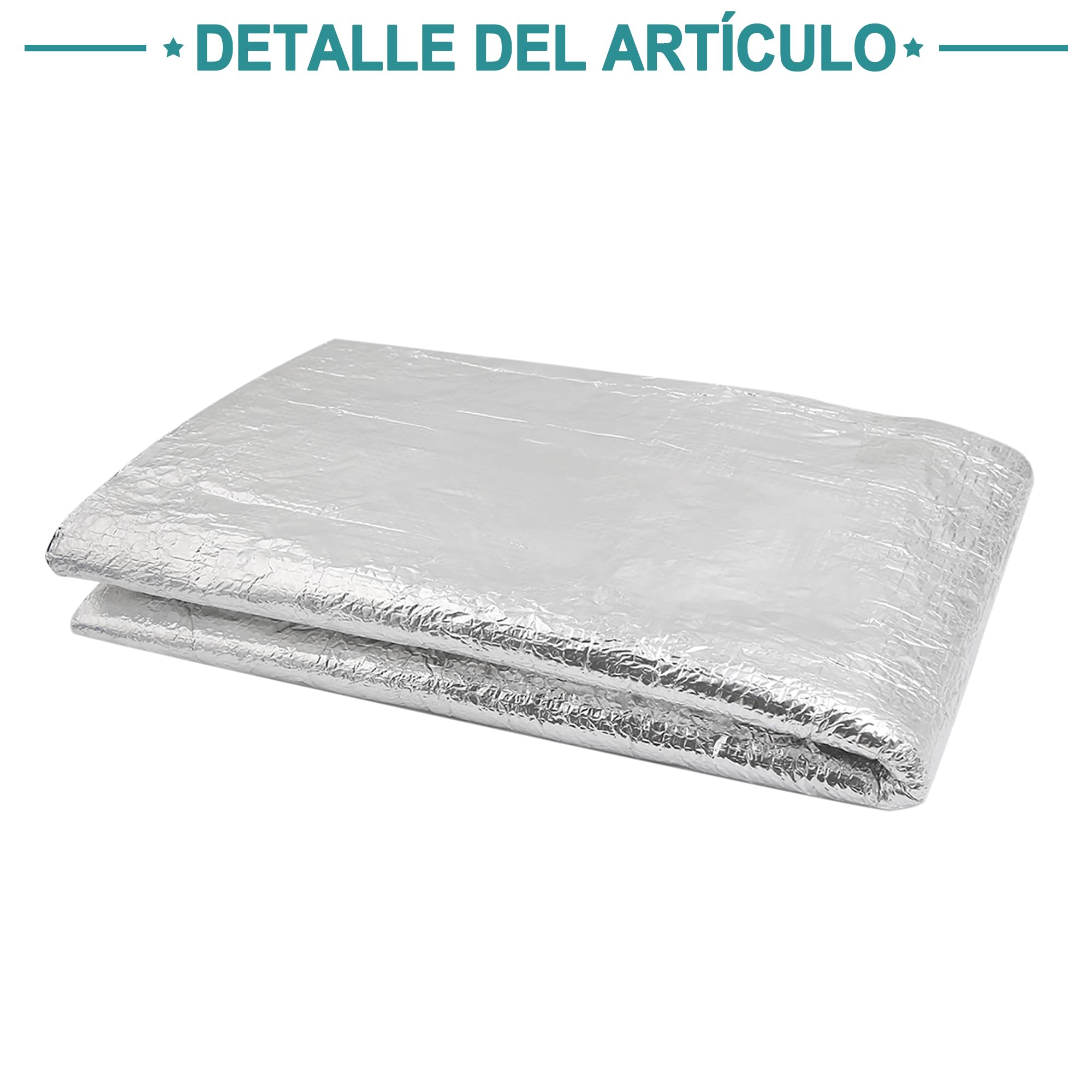 QUARKZMAN Isolante Insonorizzante per Auto 6 mm 200 x 50cm Isolamento Termico Cofano Motore
