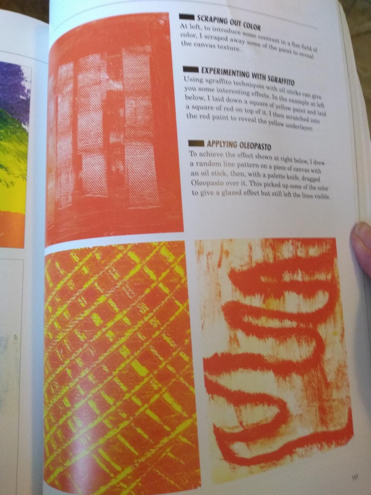 About materials not techniques