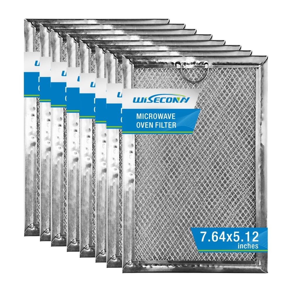 Microwave Filter for GE Model WB06X10359 and WB06X10309 (Size is 7.64x5.12x0.16 Inches 8-Pack) MAF-04