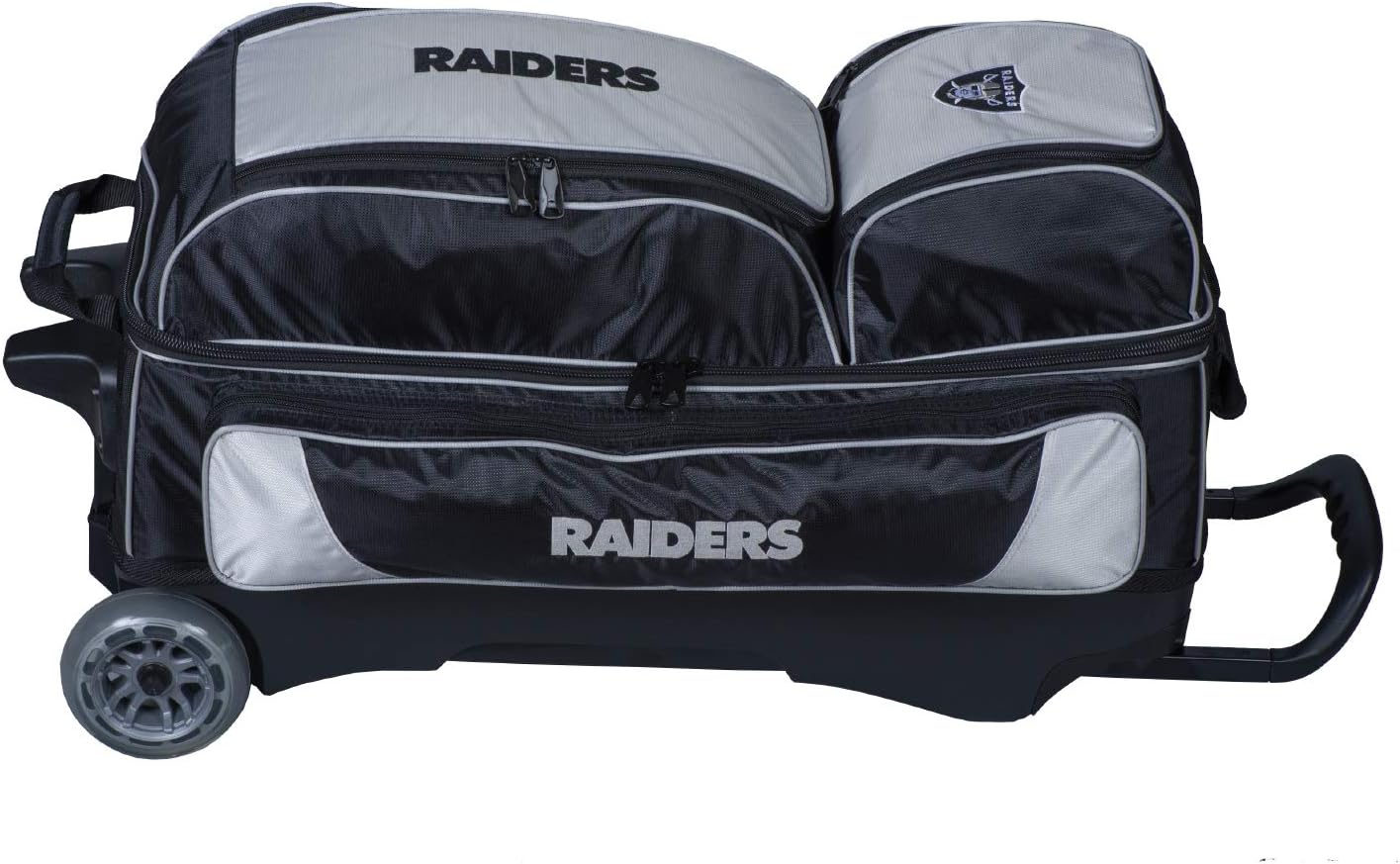 Strikeforce Bowling NFL Three Ball Bowling Roller Bag with Ball, Shoe and Accessory Pockets