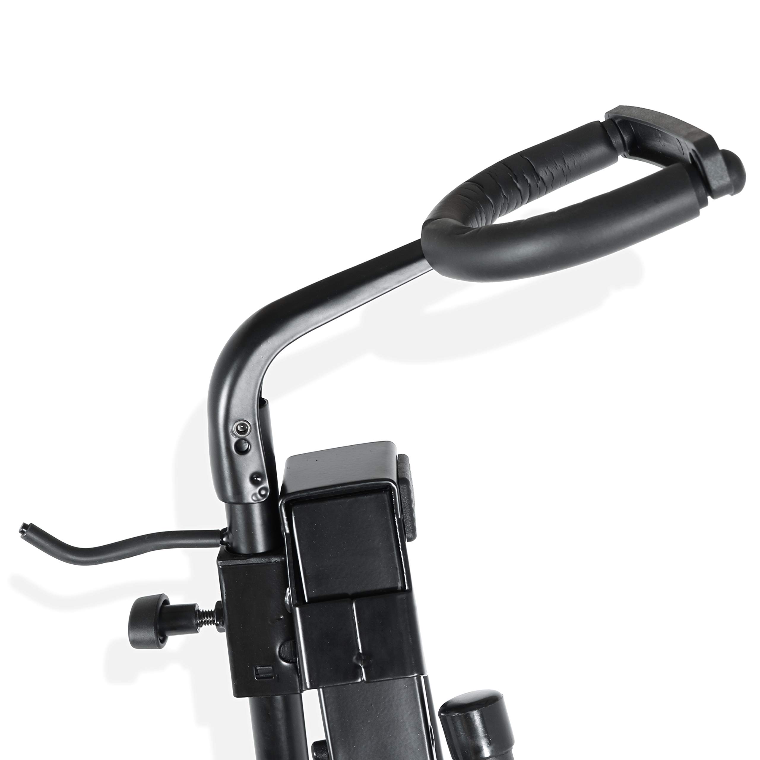 Support de Violoncelle en Acier Réglable avec Crochet Porte-Arc en Noir - Pliables et Portables avec Barre de Sécurité - Livré avec un Bouchon d'Ancrage pour Épingle à Cheville