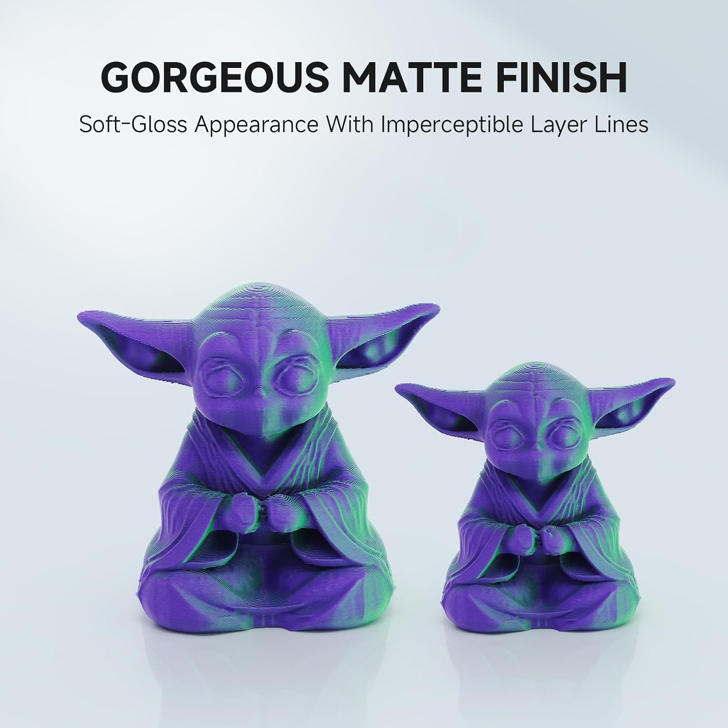 YOUSU Matte Dual Color and Light Brown PLA Filament