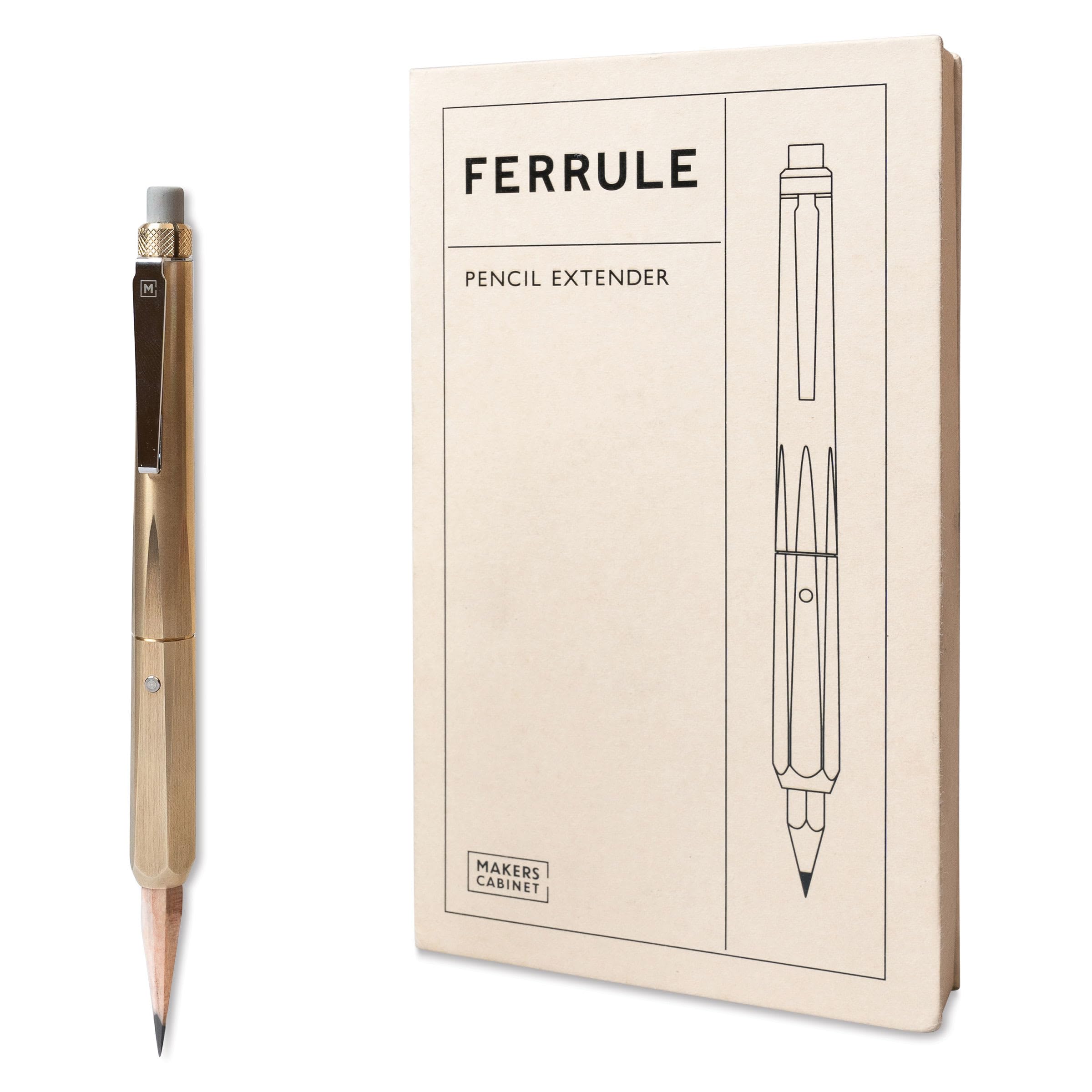 FERRULE Pencil Extender エクステンダー 鉛筆セット Amazon.co.jp: Makers Cabinet FERRULE - 鉛筆エクステンダー