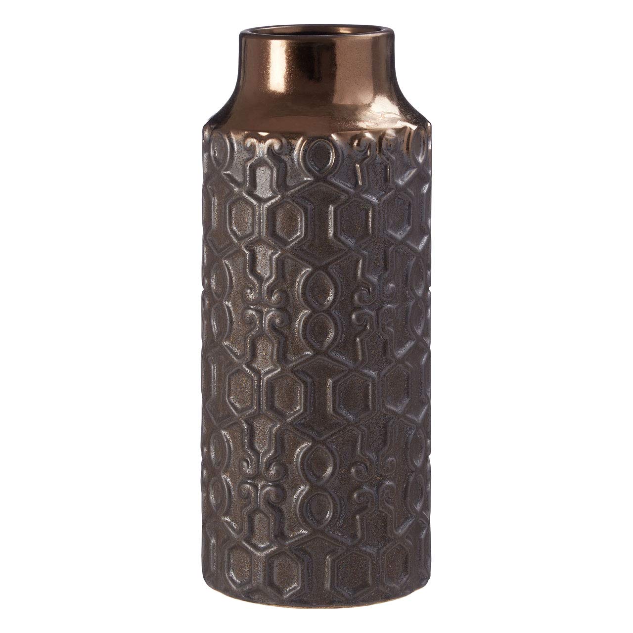 Premier Housewares Vase, Ceramic Grey