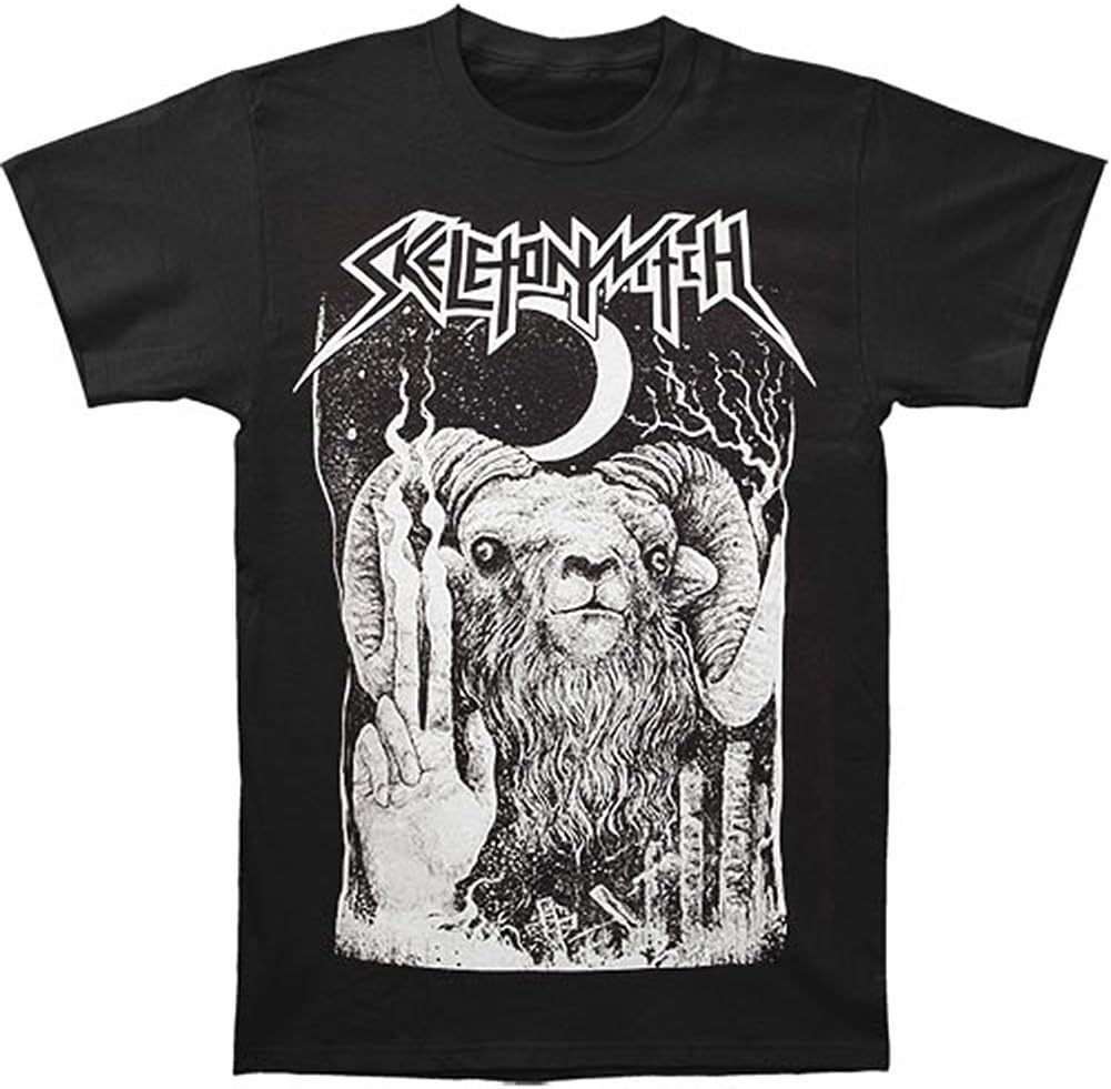 Skeletonwitch Men's Unmerciful Goat T-shirt Medium Black