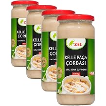 ZEL Kelle Pa a  orbas  480 ml    likli Kemik Suyundan, Proteinli Geleneksel  orba 4 paketi