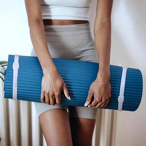 Miniatura 8 de OneLeaf 180 bridas reutilizables para cables, lazos organizadores de cables ajustables de 4 pulgadas, lazos multiusos de gancho y bucle para