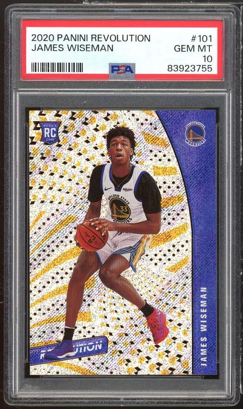 James Wiseman Rookie Card 2020-21 Panini Revolution #101 PSA 10 - Basketball Slabbed Rookie Cards
