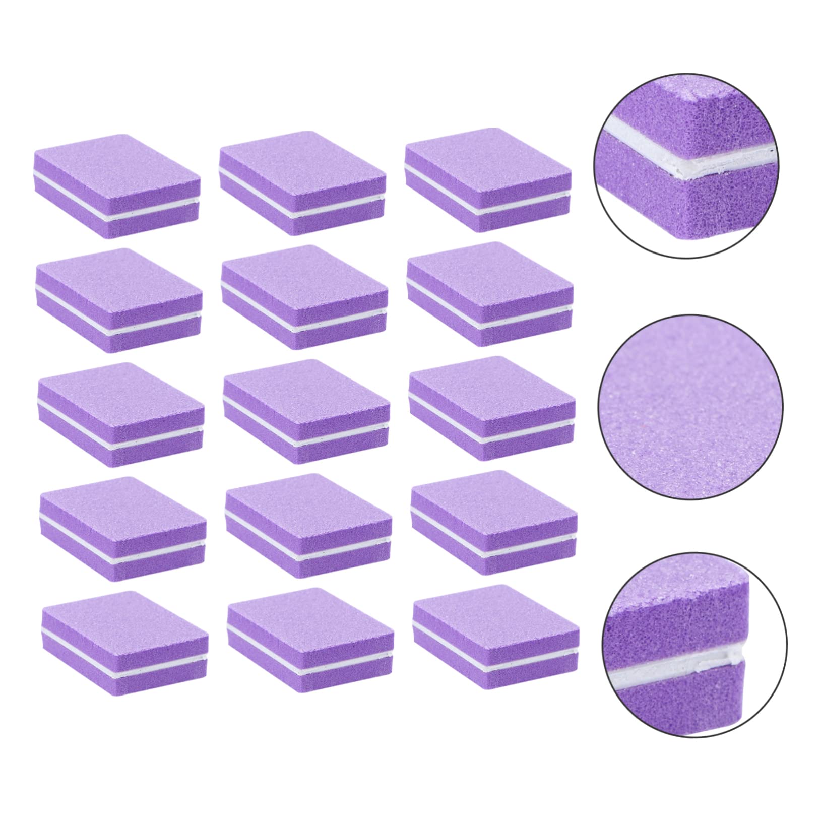 Healeved 120pezzi Limette Unghie Professionali Mini Spugna Per Manicure Accessori Per Unghie Strumenti Di Rifinitura e Lucidatura e Dei Piedi