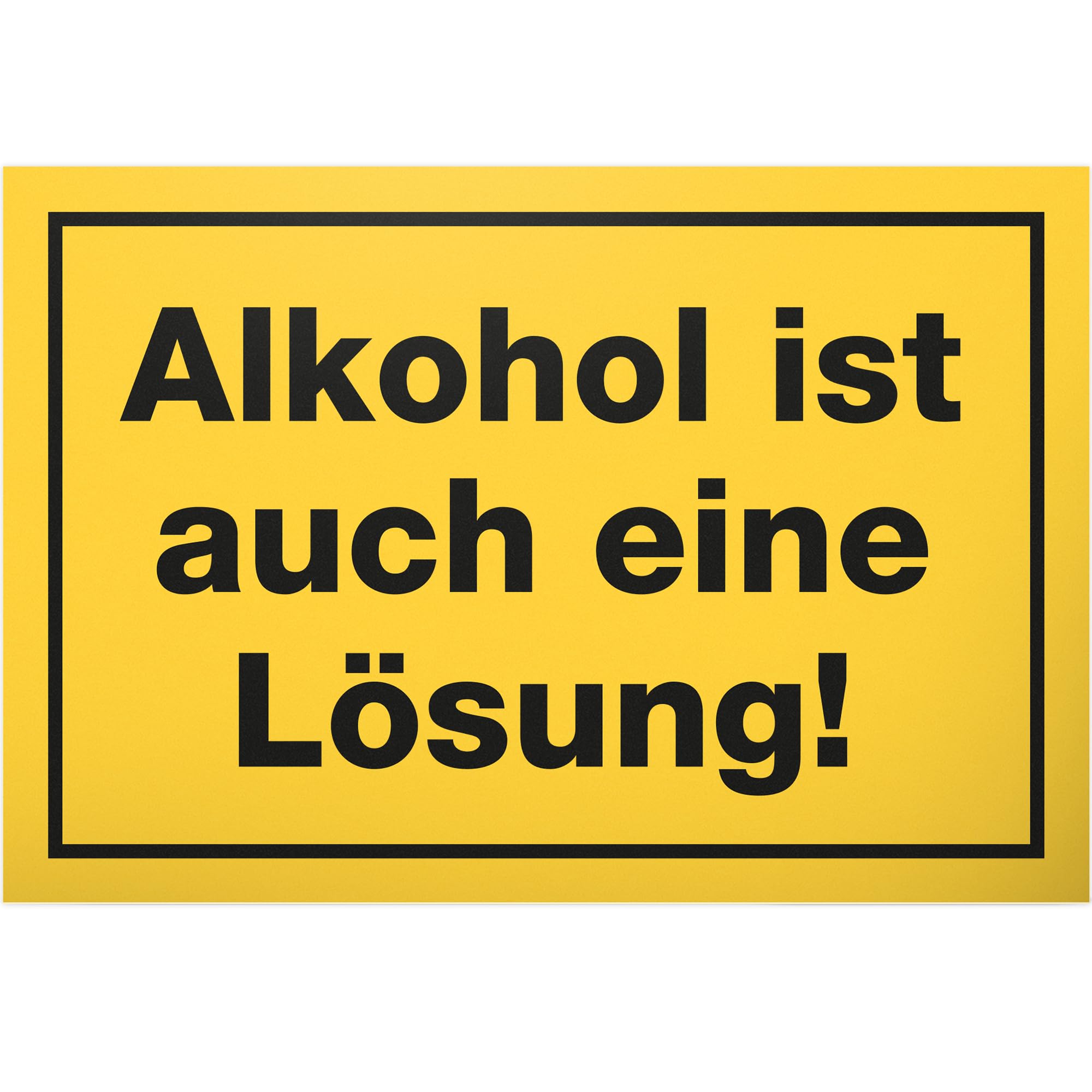 DankeDir! Trinkkurort Bad Saufen - Cartello in plastica 30 x 20 cm – Photo Booth Party regalo Requiste alcol JGA – divertente regalo di compleanno, decorazione per feste