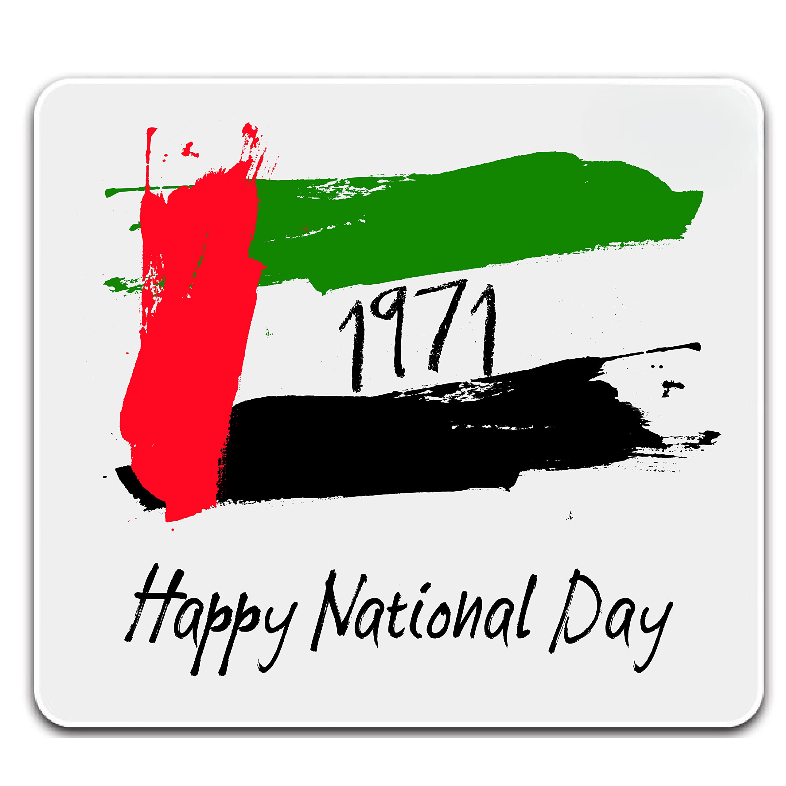 UAE 51st National Day Printed Theme Design Mouse pad for Celebrating National Day | Flag Day (Design 1, Pack of 1)