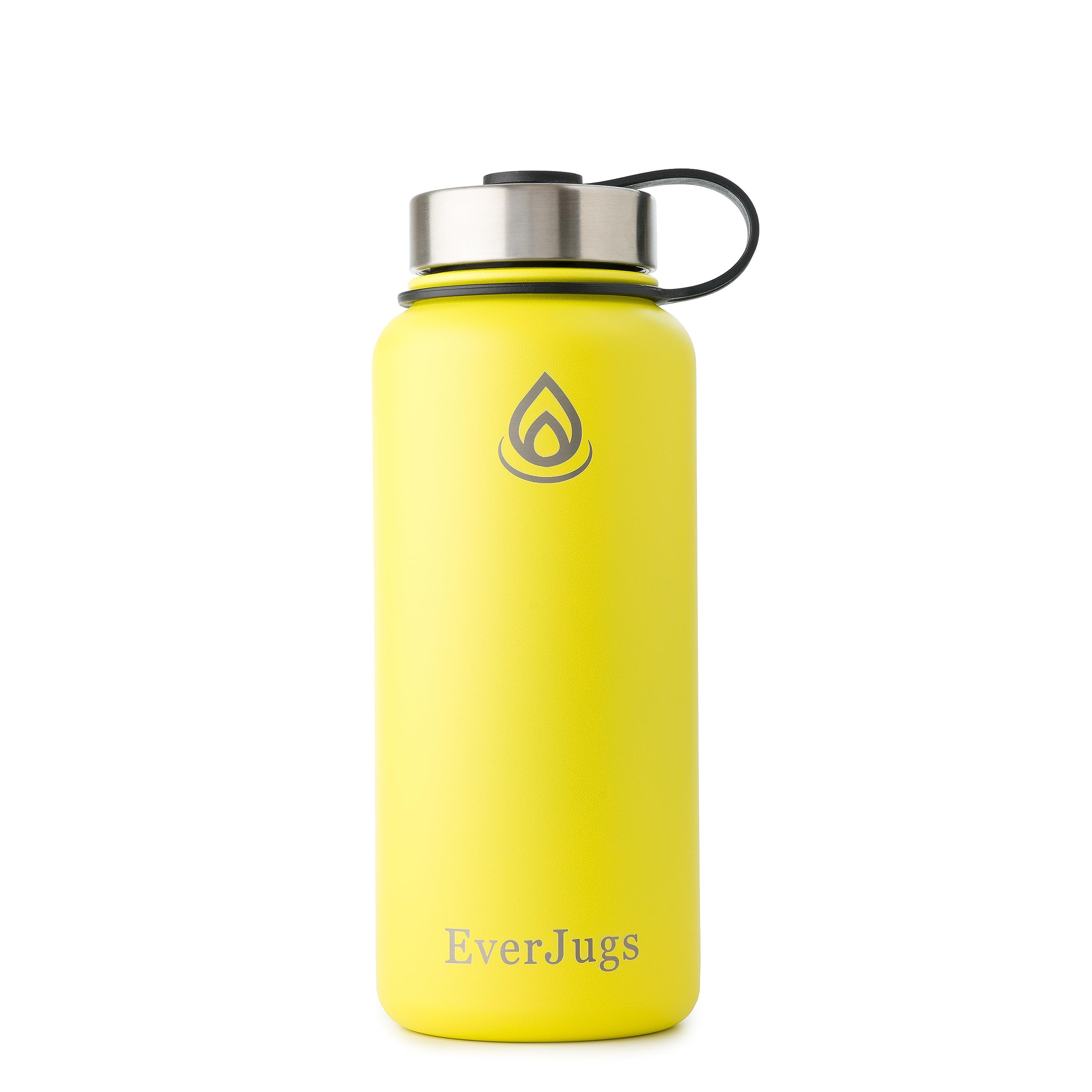 Water Bottle - 32 Oz, Wide Mouth, Premium Stainless Steel Lid/Bottle, Double Walled Vacuu…