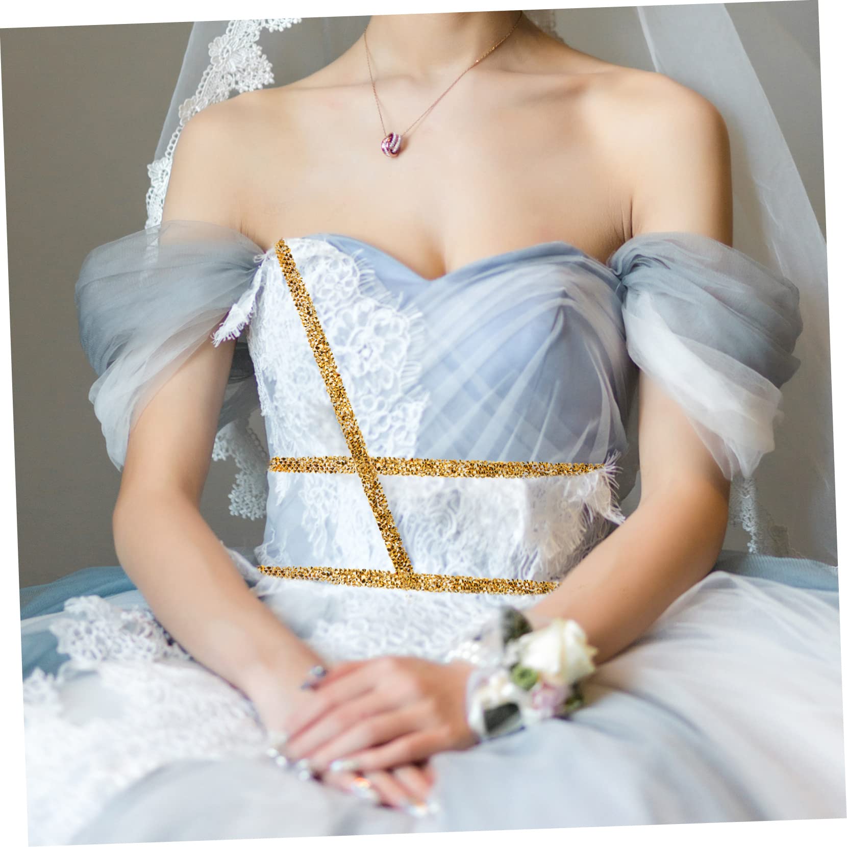 9stücke Strassband Roll Mit Heißkleber Glitzerndes Dekorationsmaterial Für Hochzeiten Und Partys Für Bastelprojekte Und Kreative Designs