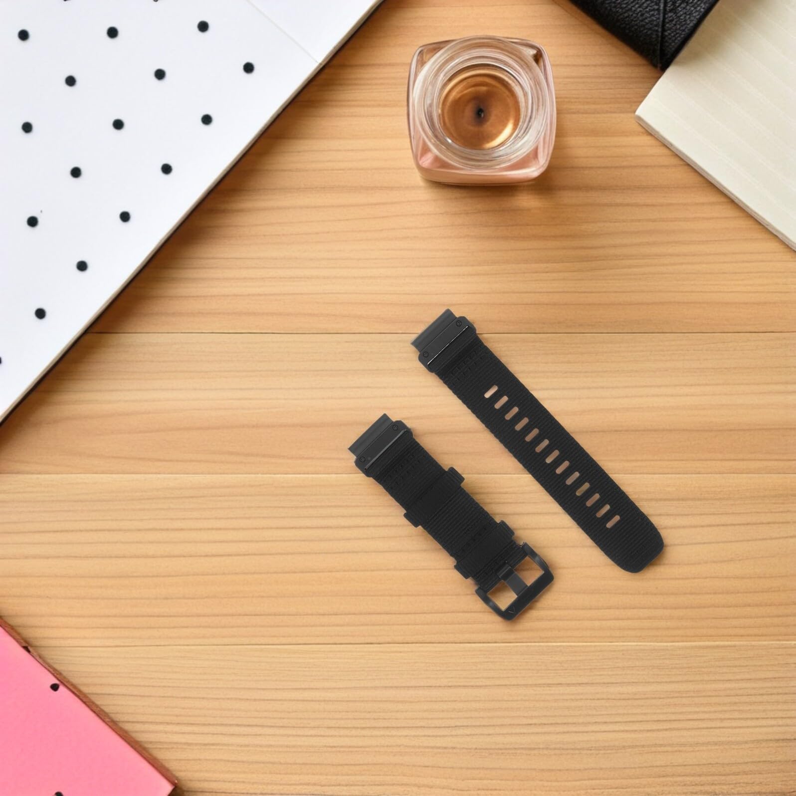 Zerodeko Cinturino in Nylon a Sgancio Rapido 20Mm Nero per da Uomo e Donna Regolabile Resistente All’Acqua Compatibile con Orologi Accessorio Versatile per Uso Quotidiano e Sportivo