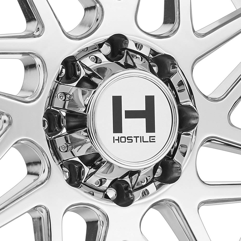 Amazon.com: Hostile H108 Sprocket 20x12 6x139.7 -44mm Chrome Wheel