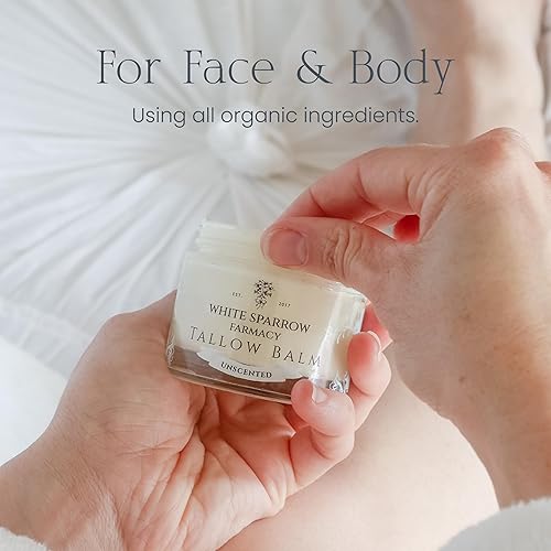 Miniatura 2 de Bálsamo de sebo orgánico alimentado con pasto - (sin perfume) Sarga orgánica de vacas alimentadas con pasto y todos los ingredientes orgánicos. Para