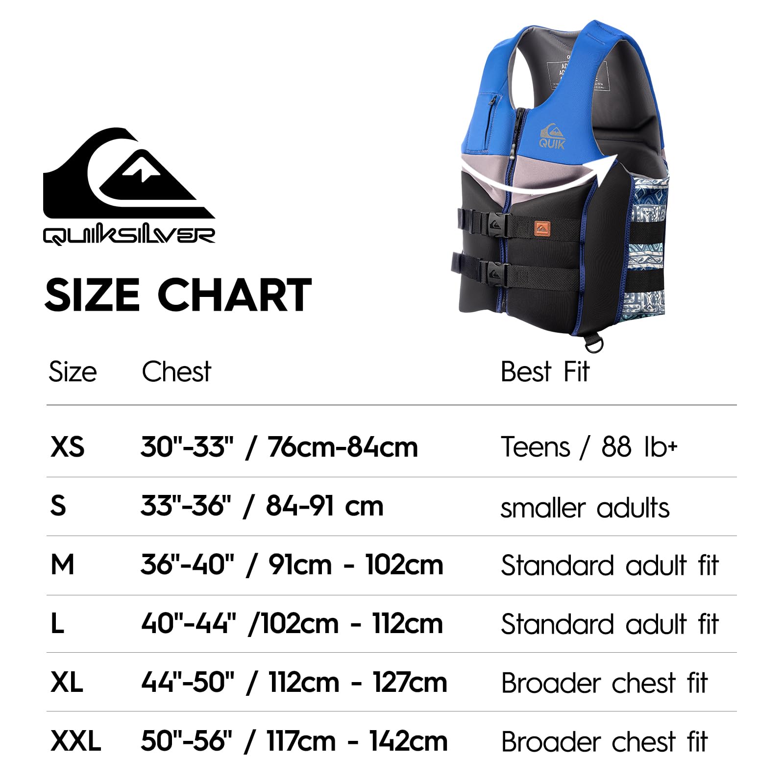 Amazon.co.jp: QUIKSILVER メンズ ライフベスト USCGおよびカナダ輸送