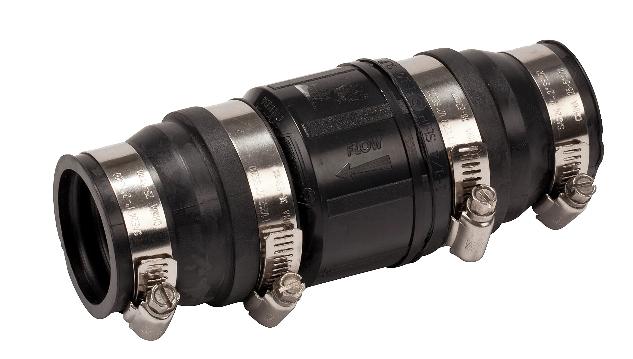 Red Lion14942901 SCV114 1-1/4-Inch and 1-1/2-Inch ABS Sump Pump Check Valve, Black