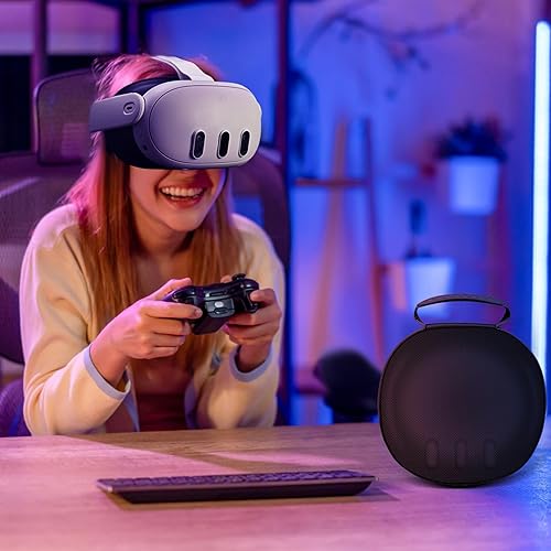 Miniatura 6 de Carrying Case Compatible with Oculus Meta Quest 3, Hard EVA Quest 3 Case for VR Headset, Touch Controllers and Other Accessories, Portable Crossbody