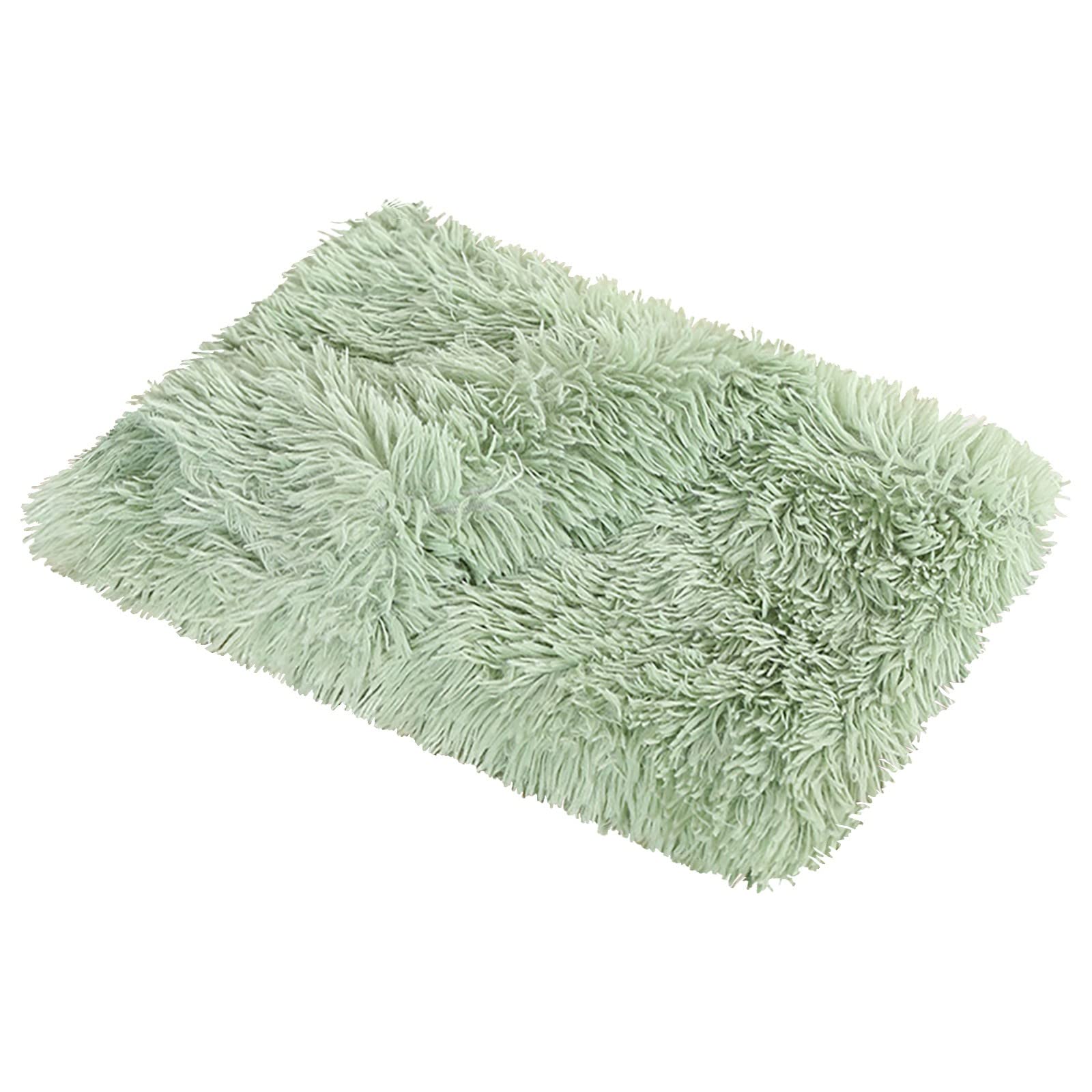 Manta suave Perros Perros Manta Gatos Polar Gatos Manta Manta para cachorros de mascotas Manta de cachorros lavable suministros para mascotas krW231 (Verde, S)