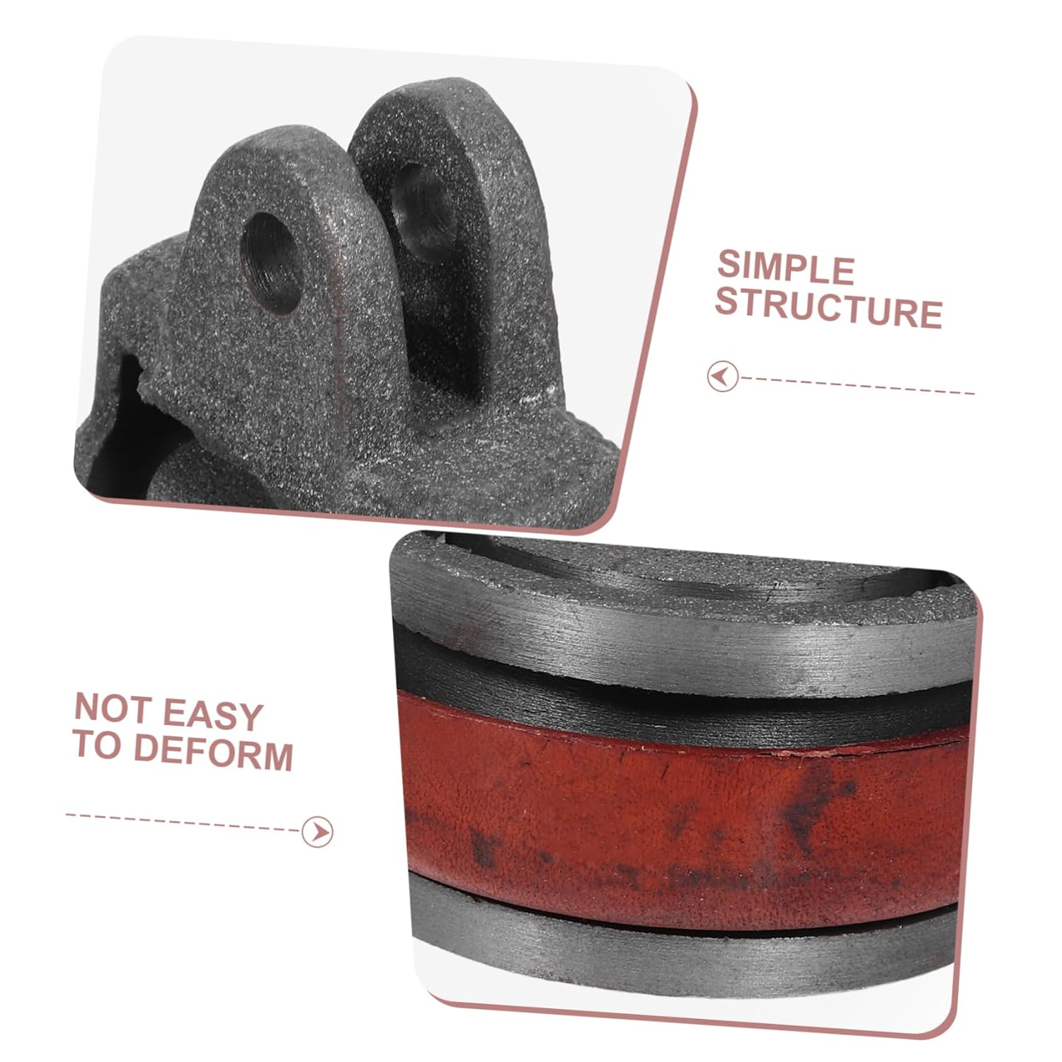 Zerodeko Manual Pump Repair Kit Cast Iron Parts for Hand Water Pump Garden Hand Parts Pitcher Leathers Repair Kit